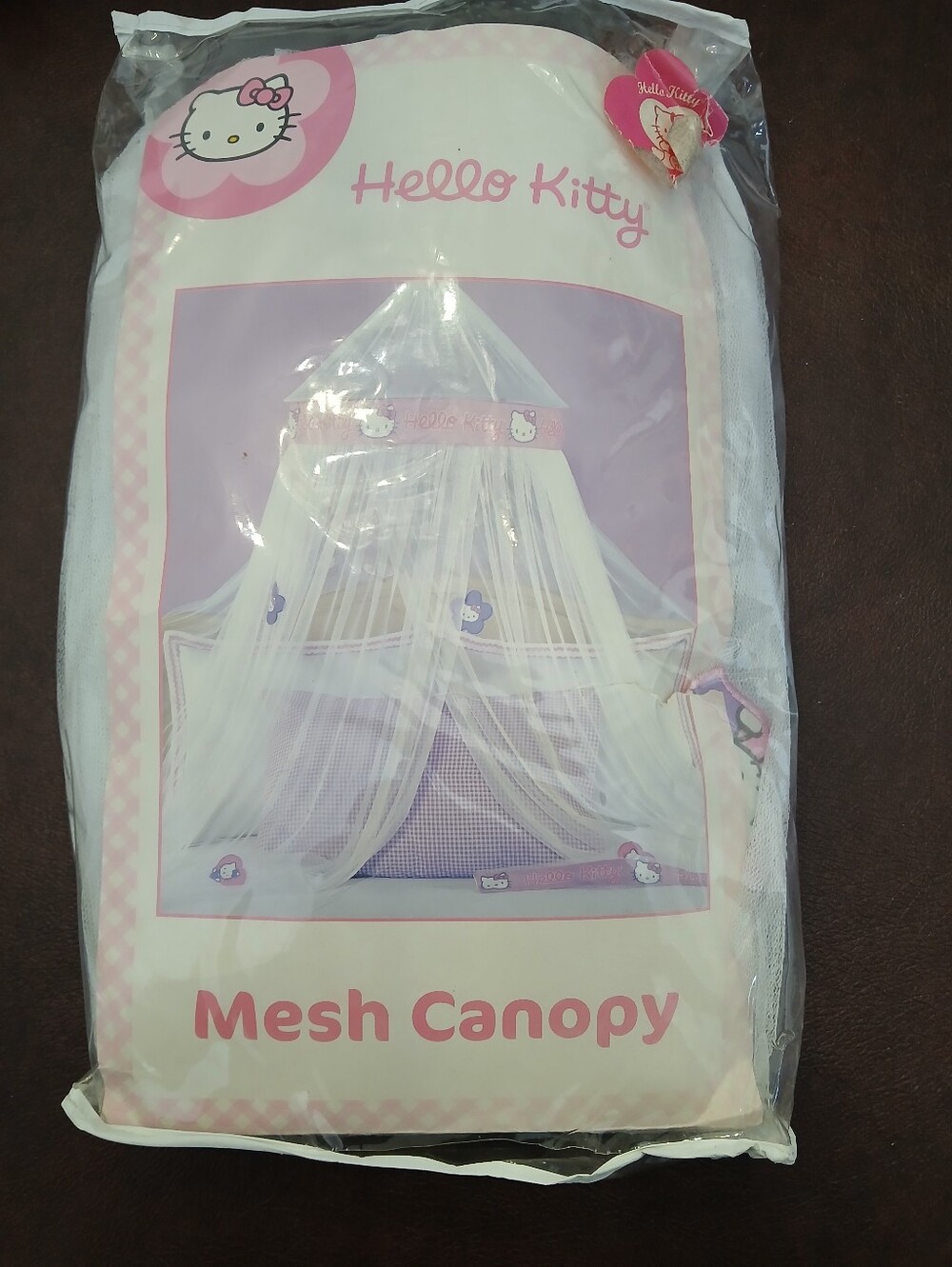 2004 Sanrio Hello Kitty Mesh Canopy Pink Purple Bedroom Bed